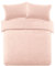 Brentfords Teddy-Fleece-Bettbezug mit Kissenbezug, wärmend, flauschig, warm, weich, zartrosa, für Doppelbett Blush Pink