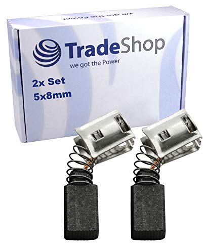 2 balais de charbon pour de nombreux outils électriques tels que marteau perforateur, perceuse à percussion (par exemple Hilti TE 1, TE 5, TE 10, TM 8) / charbons moteur