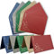Faltkarten-Set mit Umschlägen DIN C6 A6 - Mix-Paket in verschiedenen Farben mit goldenen Metallic Sternen - 10 Sets - für Drucker geeignet Ideal für Weihnachtskarten