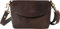 HOLZRICHTER Berlin Umhängetasche No 1-1 (S) marone - Kleine Handtasche für Damen handgefertigt aus Premium-Leder