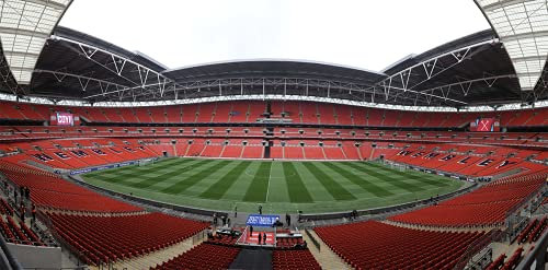 Wembley Football Stadium Feature Wall Art Wall Mural Wallpaper fit with standard wall paper paste 300cm wide x 240cm deep