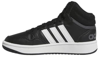 adidas Unisex Kinder Hoops Mid Shoes Schuhe, Core Black/Cloud White/Grey Six