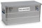 Alutec Aluminumbox Classic 93 Liter inkl. Wunschtext Aufkleber von Betriebsausstattung24® | BxHxT: 77,5 x 37,5 x 38,5 cm | Material: Aluminium | Transportkiste mit zwei Zylinderschlössern