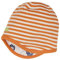 loud + proud Unisex Kinder Zum Wenden, GOTS Zertifiziert Mütze, Carrot, 51-52 EU