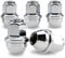 PSGSP Wheel Nuts for Ford Transit Custom MK8, Tesla Model 3 / S/X/Y, 5 pcs, Chrome, M14x1.5 Thread, Cone Seat fit Factory OEM Wheels, Replace OE. No. 5196786, ACPA1012KXA, 2007065, 49204