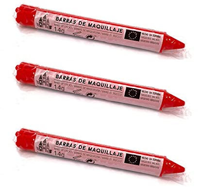 PLUS HOME Pack 3 Barras Cera Coporal y Facial pesa 14g la unidad -Colores para Cuerpo y Cara Rápida coloración, facil Lavable