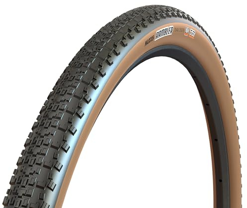 RAMBLER-Reifen - 700X50C - tr. flexibel - Exo / Tubeless Ready / Tanwall, Schwarz