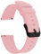 TIESOME Silicone Watch Bands, Quick Release Waterproof Soft Rubber Replacement Straps with Silver Plated Stainless Steel Buckle Compatible with Smart Watch Sport Watch for Men Women (20mm, Pink)