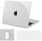 BlueSwan Case compatible for M4 M3 M2 Macbook Air 15 inch A3241 A3114 A2941, Released in 2023-2025, Transparent Plastic Hard Shell PC Protective Cover for Mac Air 15'' - Crystal Clear