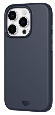 tech21 EvoLite Hülle für iPhone 15 Pro – Aufprallschutz – Denimblau
