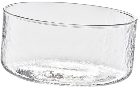 HOMSFOU Glass Tea Wash Bowl Cup Heat Resistant Tea Room Supply Decorative Fruit Bowl for Tea Lovers