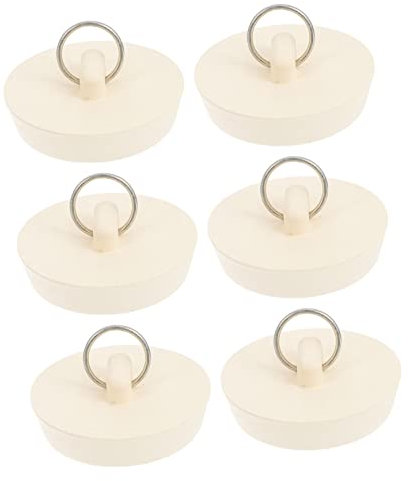 LIFKOME 6piezas Tapones De Goma para Drenaje De Cocina y Baño De Sellado y Resistente Tapones De Caucho para Lavabo y Bañera