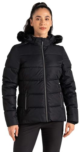 Dare2b Damen Womens Glamorizev Jacket Skijacke, Schwarz, 34