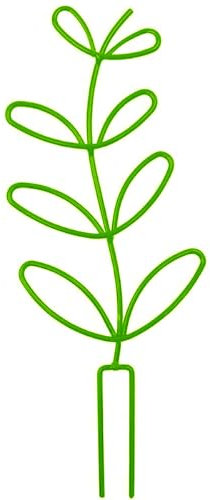 Anevous 6 Stück Pflanzenstütze für kletternde Topfpflanzen, Garten Pflanzenpfähle Klettergerüst, Grüner Pflanzenstützen Kletterhilfe, Pflanzenhalter für Zimmerpflanzen, Blumen, Weinreben,Grün