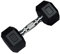 wuuhoo® Hexagon-Hanteln Dorian 2,5-27,5 kg Robuste, gummierte Gusseisen-Hanteln für Krafttraining zu Hause, ergonomischer Griff, perfekt fürs Homegym, auch als 2er-Set erhältlich 5 kg
