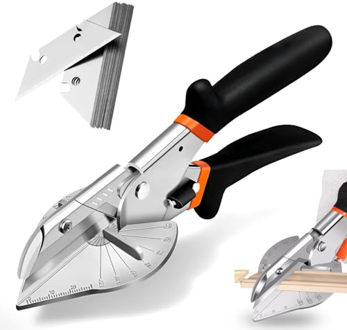Miter Shears, 45 to 135 Degree Multi Angle Trim Cutter Quarter