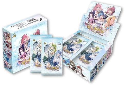 Booster Goddess Story Booster Box Waifu Card Goddess Story TCG CCG Card Anime Girls Trading Cards Package Series (XNS2-1)