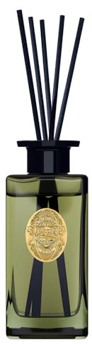 M&SENSE Luxury Large Reed Diffuser 300ml, Bamboo Scented with Natural Essential Oils, Long Lasting with 7 Sticks, Non-Toxic Home Fragrance for Bedroom, Bathroom Decor, Elegant Glass Bottle