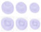 BeisDirect 3 Pairs Replacement Earbuds Tips for JBL TUNE BUDS Ear Tips Earbud Covers Silicone Earcups for JBL TUNE BUDS Ear Caps Bluetooth Headset Accessories (Purple)