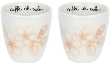 THUN - Set 2 caffeini - porcellana - Collezione Bomboniera - 50 ml - Ø 6 cm, 6.1 cm h