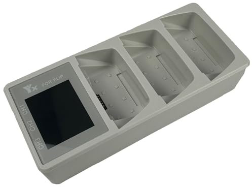 LYONGTECH LCD Parallel Battery Charger with Storage Charge for DJI Flip Drone,Display Two-Way 3 Batteries Charging Hub Accessories