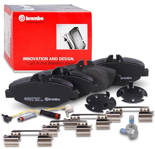 Brembo P 50 049 Bremsbelagsatz, Scheibenbremse - (4-teilig) | Kompatibel mit: MERCEDES-BENZ E-CLASS, E-CLASS Pritsche/Fahrgestell, E-CLASS T-Model