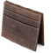 Alpenleder Portmonee - Magic Wallet (Handgefertigt) - Nachhaltiges Bio-Leder aus regionaler Landwirtschaft | Kartenetui mit Scheinfach, Portmonee Damen & Herren Leder *Fair Produziert* (10 x 8 x 1cm)