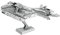 Fascinations Metal Earth MMS292 - 502692, Halo UNSC Pelican, Konstruktionsspielzeug, 2 Metallplatinen, ab 14 Jahren