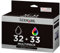 Lexmark 80D2951 32 / 33 Tintenpatrone und dreifarbig Standardkapazität: 15.6ml, Farben: 11.5ml: 300 S, Farbe: 250 S, schwarz