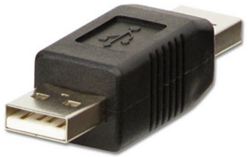 LINDY 71229 USB-Adapter Typ A/A Stecker/Stecker