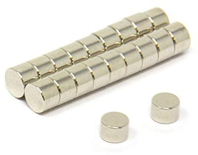 First4magnets F364-11 6mm Durchmesser x 4mm Dicker N42-Neodym-Magnet-1,1kg Anziehungskraft (11 Packung mit 20 Einheiten)