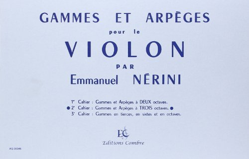 GAMMES ET ARPEGES VOL.2 (A 3 OCTAVES) --- VIOLON