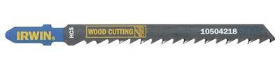 Irwin 10504224 Wood Cutting Jig Saw Blade 6tpi (5-Pack)