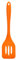 Premier Housewares Zing Silicone Slotted Turner - Orange