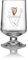 Guinness Official Embossed Stem Glass, Classic Memorabilia (420 ml)