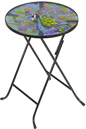 Smart Garden Peacock Glass Table