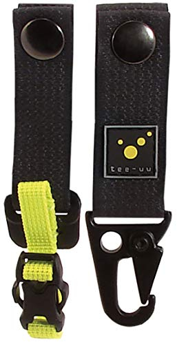 tee-uu Belt PIMPER Set (2-teilig) | Ergänzungs-Set | Black-/ Quick Koppel | Arbeitserleichterung | Belt-Keeper mit Fixierpflaster-Halter | Schlüsselhalter | Rettungsdienst | für Gürtel