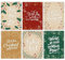 Papierdrachen Weihnachtskarten Set - 12 liebevoll gestaltete Postkarten zu Weihnachten - Kunstdruck zum Verschicken, Pakete dekorieren und Sammeln - Set 12 Handlettering
