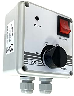 UZMAN Control de velocidad industrial 400 W para ventilador, regulador de voltaje, motor eléctrico, interruptor regulador intensidad de 230 V