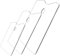 Transparent Acryl Malpalette Acryl Palette 3 Stücke Mischpalette Rechteck Palette Malen Einfache Reinigung Palette Farb-Mischpalette mit Griffloch für DIY Kunst, Handwerk, Malerei（Dicke 2mm）