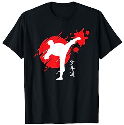 Karate-Do Kanji Kick japonais Arts martiaux Sportifs T-Shirt