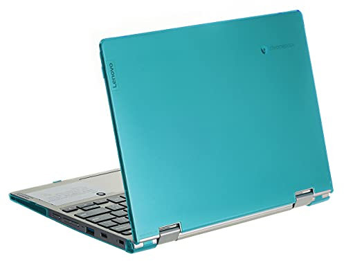 mCover Hard Shell Case Only Compatible with 2021 11.6 Lenovo Flex 3i 11IGL05 2-in-1 Chromebook 2021 Laptop (Aqua)