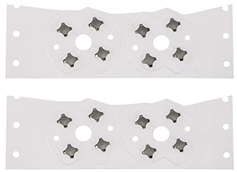 OTOTEC 4 piezas de controlador D-Pad conductivo de metal cúpula de repuesto conductivo D-Pad botón pieza de reparación compatible con Xbox One