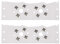 OTOTEC 4 pezzi Controller D-Pad conduttivo in metallo a cupola di ricambio conduttivo D-Pad Button Controller parte di riparazione compatibile con Xbox One