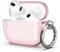 ULAK for Airpods 3 Case Clear, Protective AirPod 3rd Generation Cover Soft TPU Transparent Shockproof Case Accessories with Keychain [Front Led Visible]- Pink Glitter