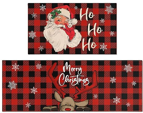 Xsinufn Boho Kitchen Mat Set of 2