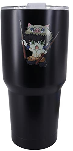 Roffatide Anime Demon Slayer Tumbler 30 Oz Stainless Steel Double Walls Tumbler with Lid Vacuum Insulated Mug for Cold and Hot Beverage for Home Office Car