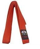 Carta Sport KB2JR Karate GÜRTEL (2 Farben) JUNIOR-ROT/Weiss Football Pflegeleichter, strapazierfähiger Stoff – 45 mm Breite mit 8 Reihen Nähten, Einheitsgröße