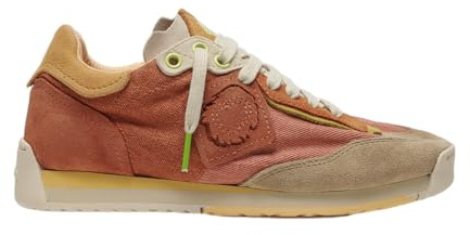 Satorisan - Enso Gaia - Casual Sneaker Herren und Damen - Vintage Leder und Textil Sportschuhe Bequem, Nachhaltig und Dauerhaft - Farbe Forgotten Rose - Größe 39