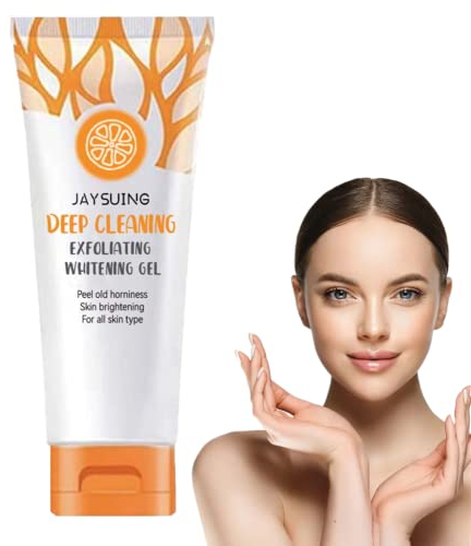 Gesichtspeeling-Gel | Orange aufhellendes Peeling-Gel-Gesichtspeeling | Feuchtigkeitsspendendes Peeling für trockene, normale, fettige und Mischhaut, Orange Exfoliating Whitening Gel (1pc)